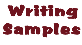 Writing Samples